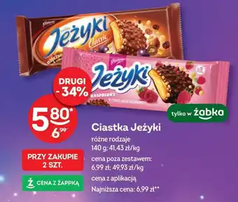 Żabka Ciastka Jeżyki 140 g oferta