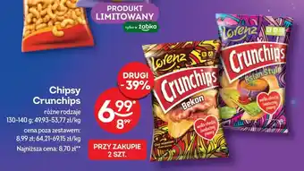 Żabka Chipsy Crunchips 130-140 g oferta