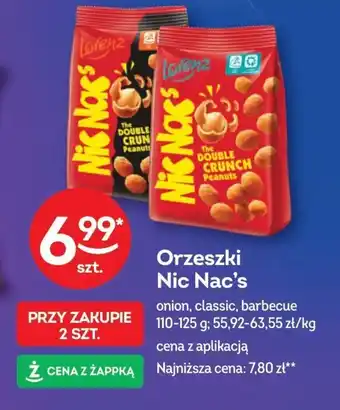 Żabka Orzeszki Nic Nac's 110-125 g oferta