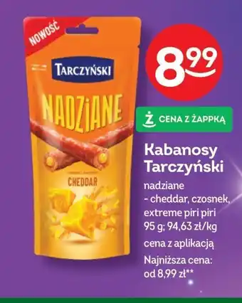 Żabka Kabanosy Tarczyński 95 g oferta