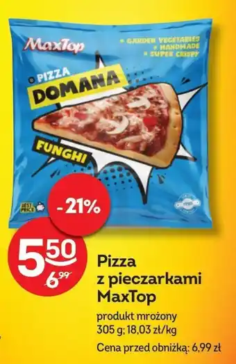 Żabka Pizza z pieczarkami MaxTop 305 g oferta