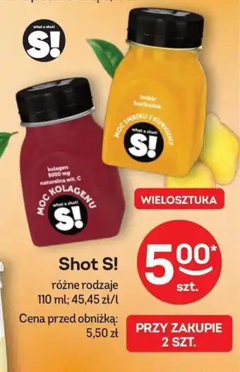 Żabka Shot S! 110 ml oferta