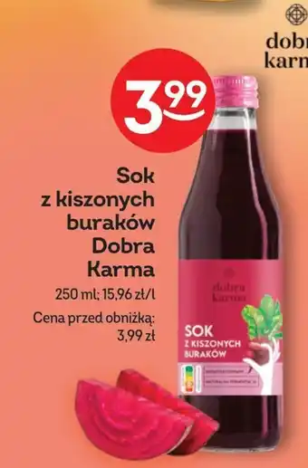 Żabka Sok z kiszonych buraków Dobra Karma 250 ml oferta