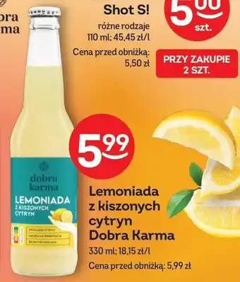 Żabka Lemoniada z kiszonych cytryn Dobra Karma 330 ml oferta