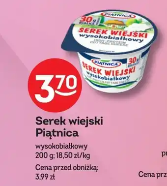Żabka Serek wiejski Piątnica wysokobiałkowy 200 g oferta