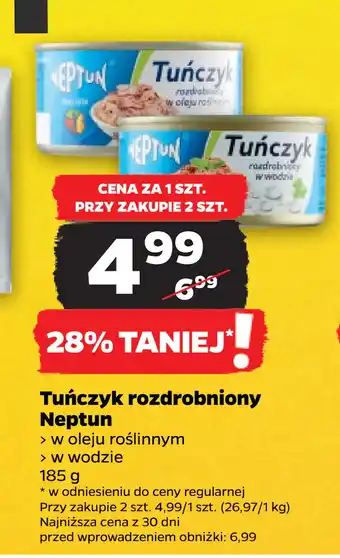 Netto Tuńczyk rozdrobniony neptun oferta