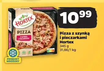 Netto Pizza z szynką i pieczarkami hortex oferta