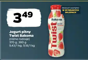 Netto Jogurt pitny twist bakoma oferta
