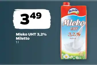 Netto Mleko uht 3,2% miletto oferta