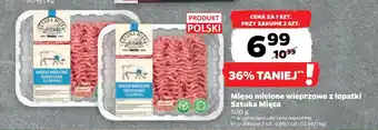 Netto Mięso mielone wieprzowe z łopatki sztuka mięsa oferta