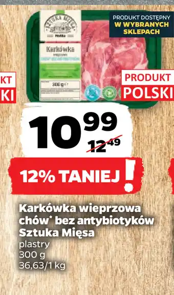 Netto Karkówka wieprzowa chów bez antybiotyków sztuka mięsa oferta