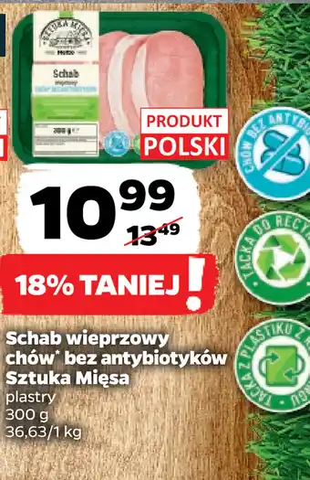 Netto Schab wieprzowy chów bez antybiotyków sztuka mięsa oferta
