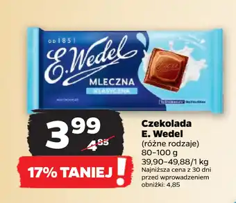 Netto Czekolada e. wedel oferta