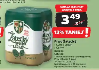 Netto Piwo žatecký oferta