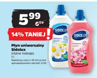 Netto Płyn uniwersalny sidolux oferta