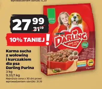 Netto Karma sucha z wołowiną i kurczakiem dla psa darling purina oferta