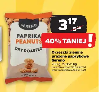 Netto Orzeszki ziemne prażone paprykowe sereno oferta
