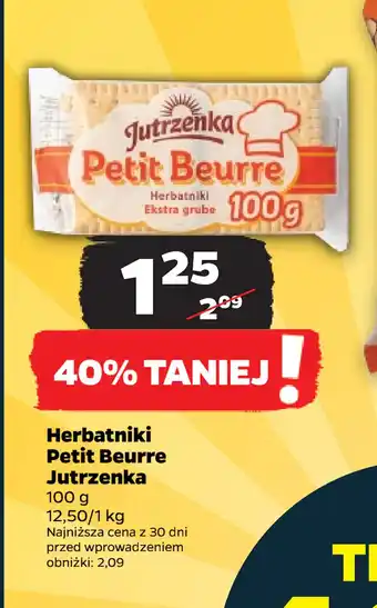 Netto Herbatniki petit beurre jutrzenka oferta