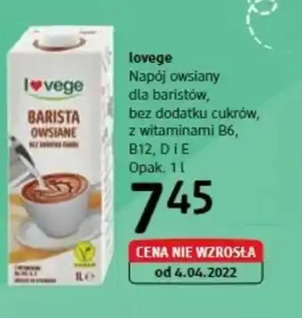 Napój owsiany lovege