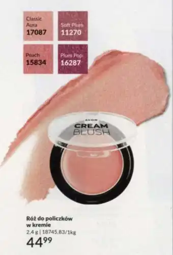 Avon Róż do policzków avon oferta