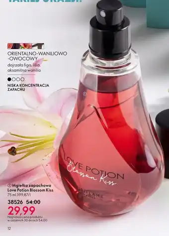 Oriflame Mgiełka zapachowa love potion oferta