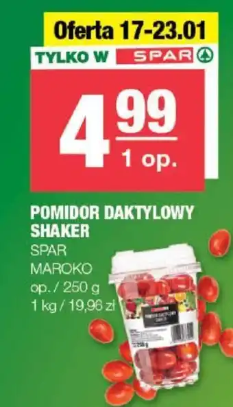Spar POMIDOR DAKTYLOWY SHAKER SPAR 250g oferta