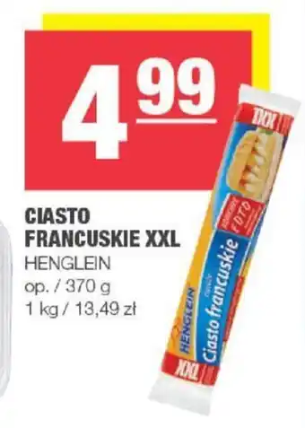 Spar CIASTO FRANCUSKIE XXL HENGLEIN 370g oferta