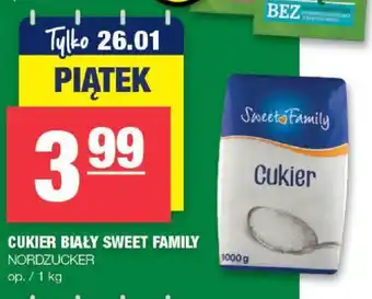 Spar CUKIER BIAŁY SWEET FAMILY NORDZUCKER 1kg oferta