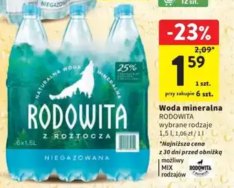 Intermarche Woda mineralna RODOWITA 1,5 l oferta