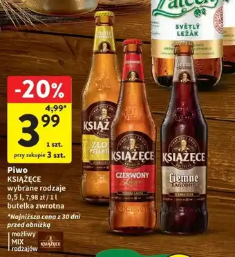 Intermarche Piwo KSIĄŻĘCE 0,5 l oferta