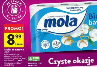 Intermarche Papier toaletowy MOLA 8 rolek oferta