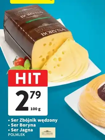 Intermarche Ser Zbójnik Ser Boryna Ser Jagna POLMLEK 100g oferta