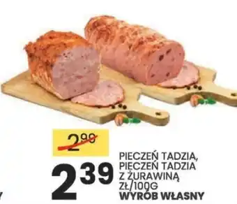 Wafelek PIECZEŃ TADZIA PIĘCZEŃ TADZIA Z ŻURAWINĄ 100g oferta