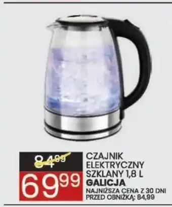 Wafelek GALICJA CZAJNIK ELEKTRYCZNY SZKLANY 1,8 L oferta