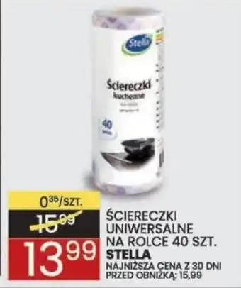 Wafelek STELLA ŚCIERECZKI UNIWERSALNE NA ROLCE 40 SZT. oferta