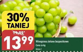 ALDI Winogrona zielone bezpestkowe 1 kg oferta