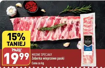 ALDI MIĘSNE SPECJAŁY Żeberka wieprzowe paski 1 kg oferta