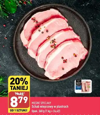 ALDI MIĘSNE SPECJAŁY Schab wieprzowy w plastrach 360 g oferta
