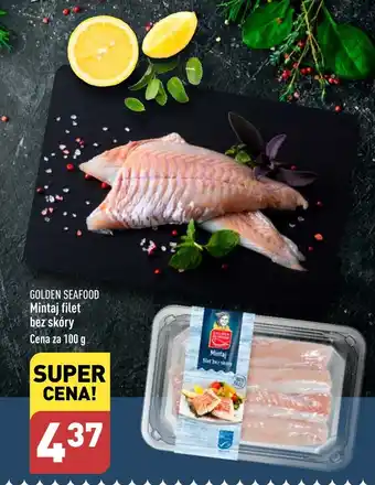 ALDI GOLDEN SEAFOOD Mintaj filet bez skóry 100 g oferta