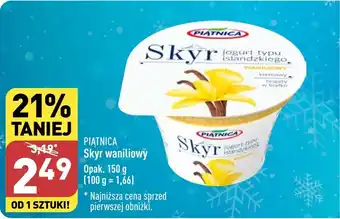 ALDI PIĄTNICA Skyr waniliowy 150 g oferta