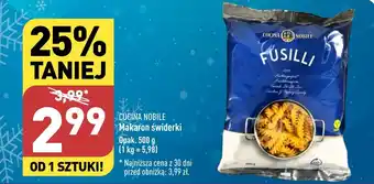 ALDI CUCINA NOBILE Makaron świderki 500 g oferta