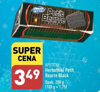 ALDI APETITKI Herbatniki Petit Beurre Black 200g oferta