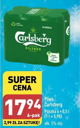 ALDI Piwo Carlsberg 6 x 0,5 l oferta