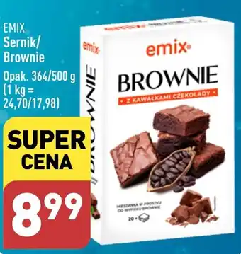 ALDI EMIX Sernik/Brownie 364/500g oferta