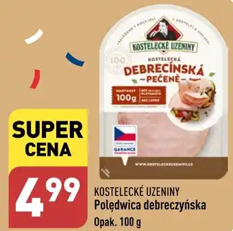 ALDI KOSTELECKÉ UZENINY Polędwica debreczyńska 100 g oferta