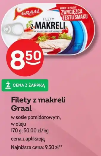 Żabka Filety z makreli Graal 170 g oferta