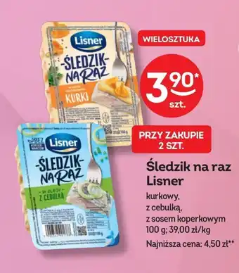 Żabka Śledzik na raz Lisner 100 g oferta