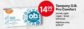 Żabka Tampony O.B. Pro Comfort oferta