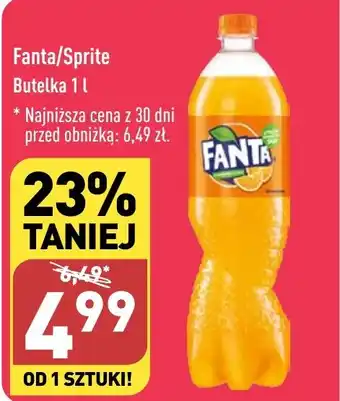 ALDI Fanta/Sprite 1l oferta