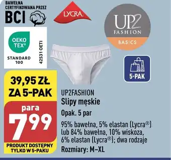 ALDI UP2FASHION Slipy męskie 5 par oferta
